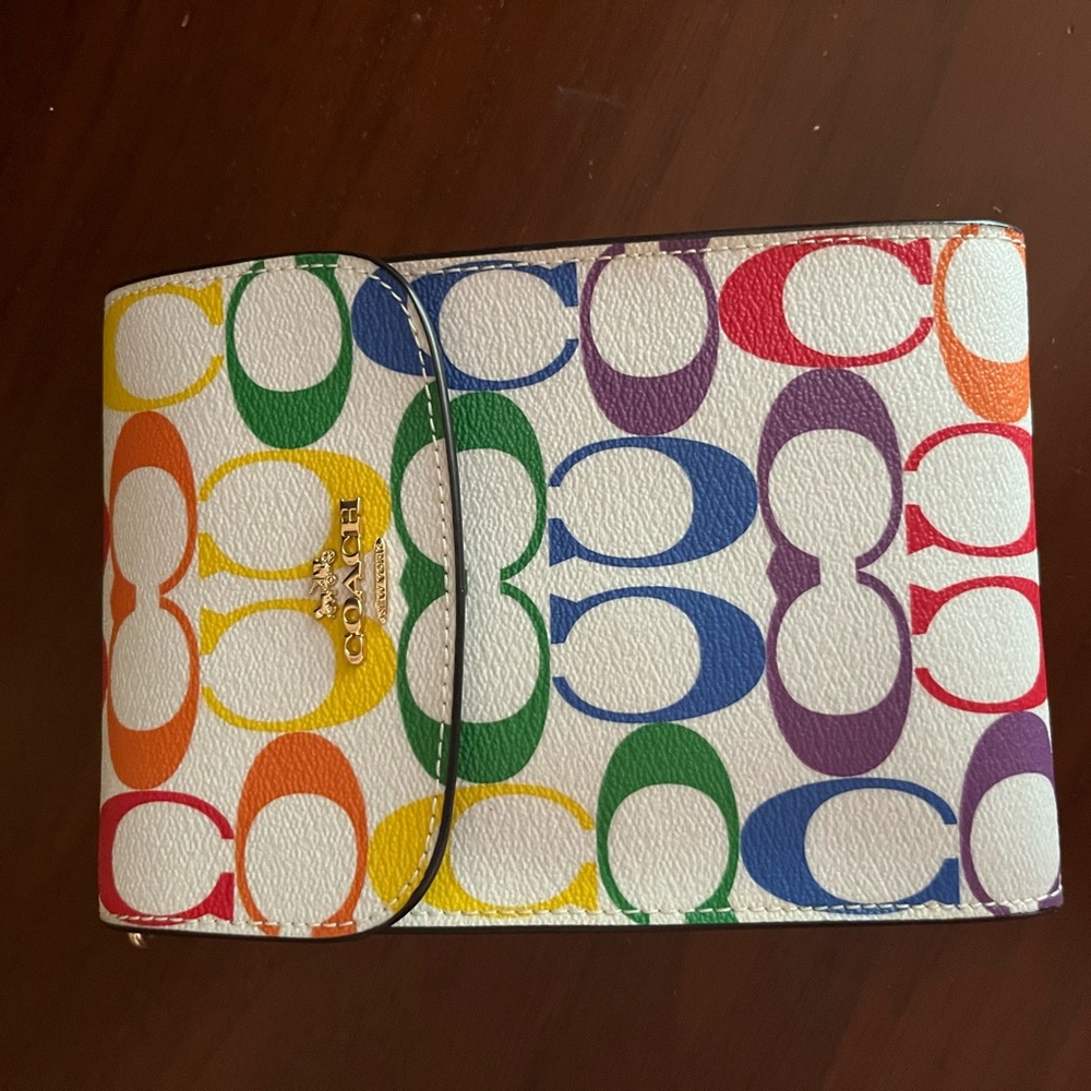 Coach Rainbow Signature Crossbody